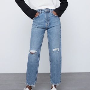 Zara mom jeans